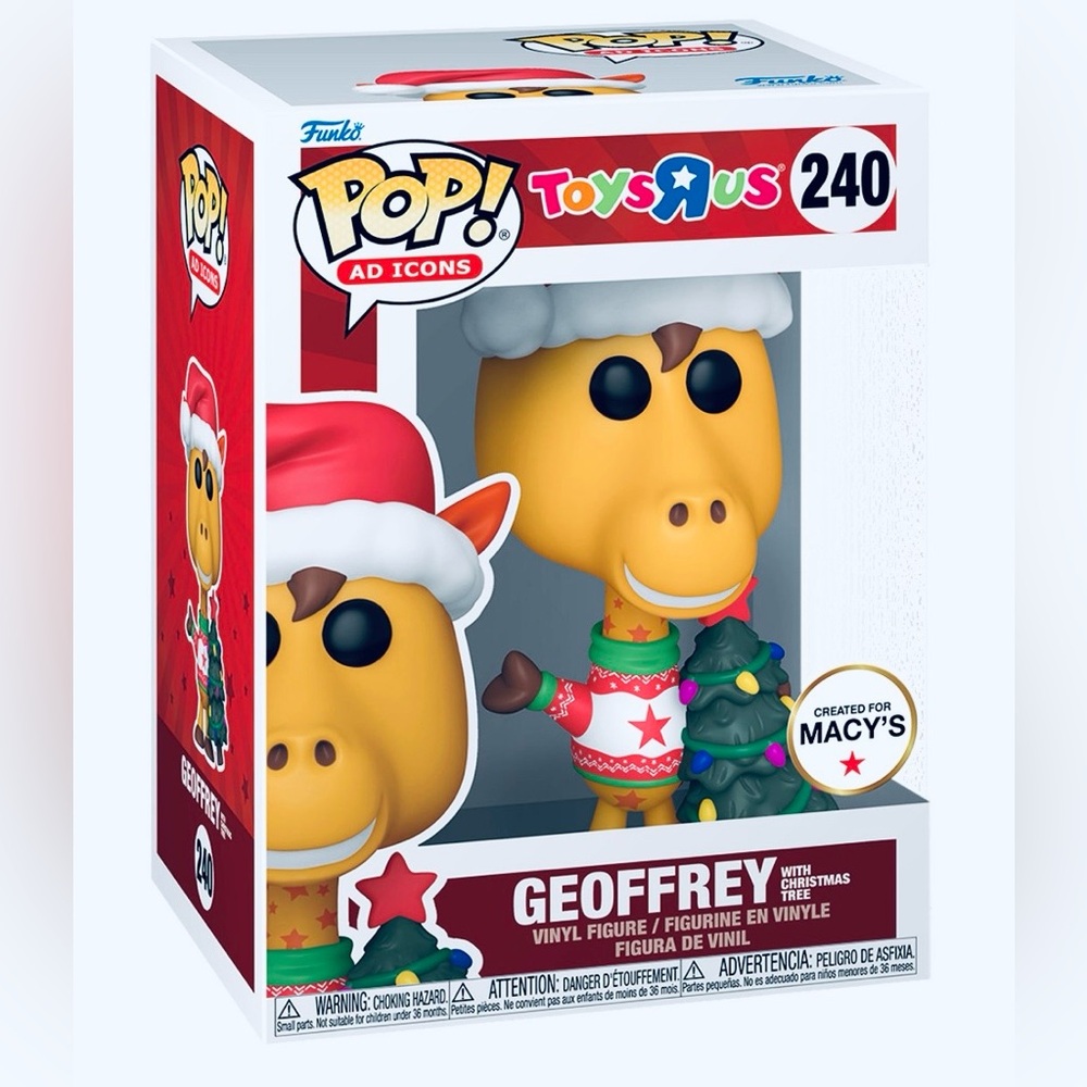 Funko Pop-Geoffrey with Christmas Tree Vinyl Figure #240
